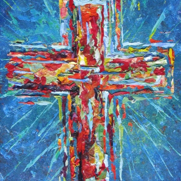 Charlotte's Cross, Cheryl White, Artist, Blogger, Paintonmywalls,