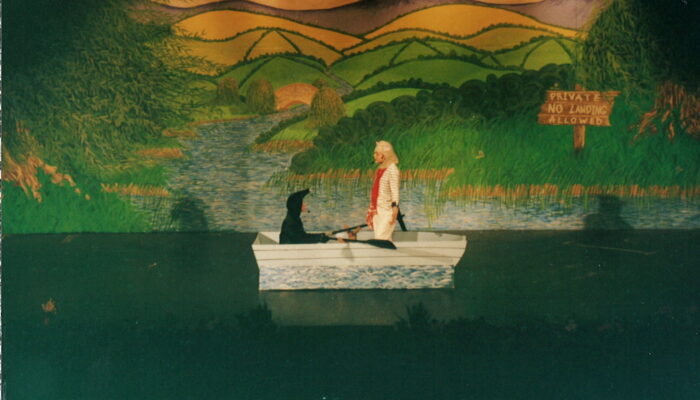 Ratty's boat Wind in Willows, Cheryl White, Artist, Blogger, Paintonmywalls,