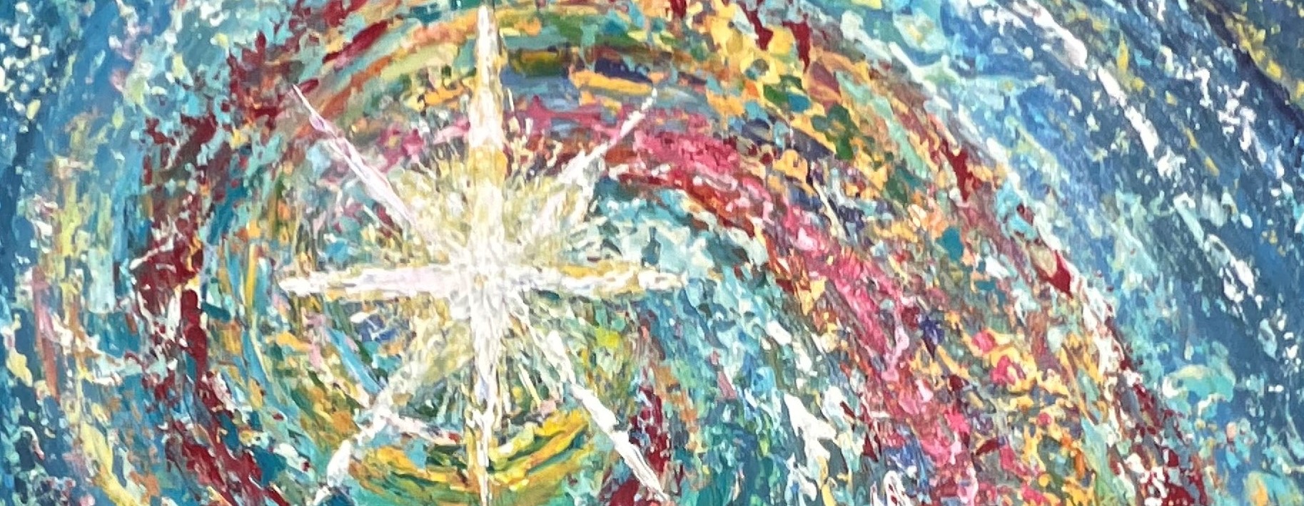 Beautiful Star, Acrylic, Jesus in a mangerCheryl White, Artist, Blogger, Paintonmywalls,